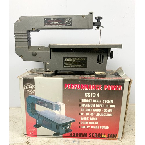 489 - BOXED PERFORMANCE POWER 330MM SCROLL SAW