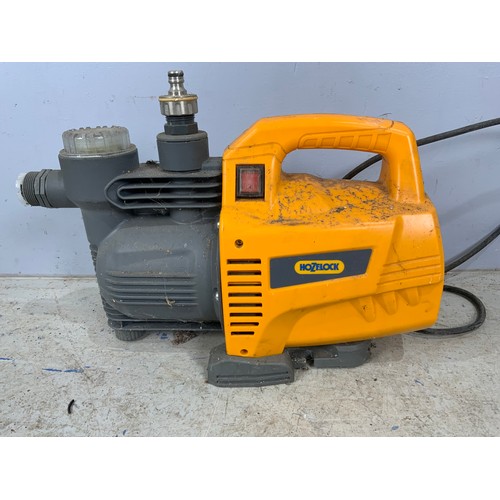 482 - HOZELOCK PRESSURE WASHER AND A WATER PUMP