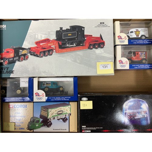 131 - CORGI BOXED HEAVY HAULAGE SET 31007 ANNIS & CO LTD, PLUS 97916 SCAMMELL SCARAB - THE CORGI COLLECTOR... 