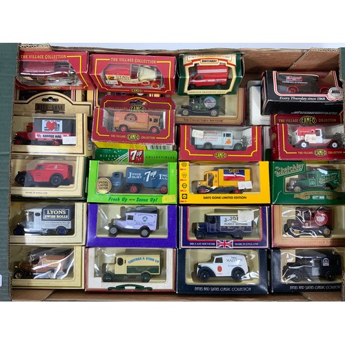 133 - 32 LLEDO BOXED VANS VARIED ERAS, PLUS 7 OTHERS INC.CAMEO