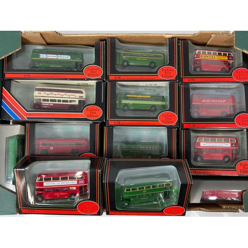 166 - EFE MODEL BUSES, A COLLECTION OF MOSTLY LT & GREEN LINE, RF, RM, RT & A KENTISH BUS ROUTEMASTER, 11 ... 