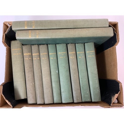 30 - BOUND VOLUMES OF MECHANICS MAGAZINE, VOLS 32-48, EXC.36 & 37