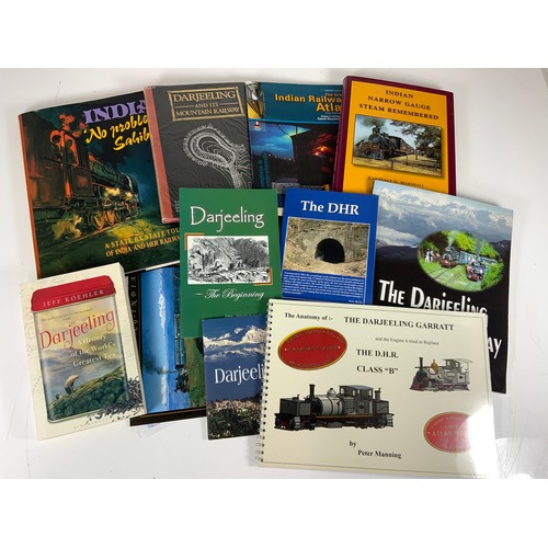 230 - COLLECTION OF INDIAN RAILWAY BOOKS, DARJEELING ETC.