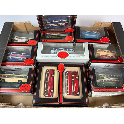 105 - TRAY OF EFE MODEL BUSES, PROVINCIAL OPERATORS, INC BARTON TWIN SET, A1 SERVICE, ENSIGN BUS, SOUTHDOW... 