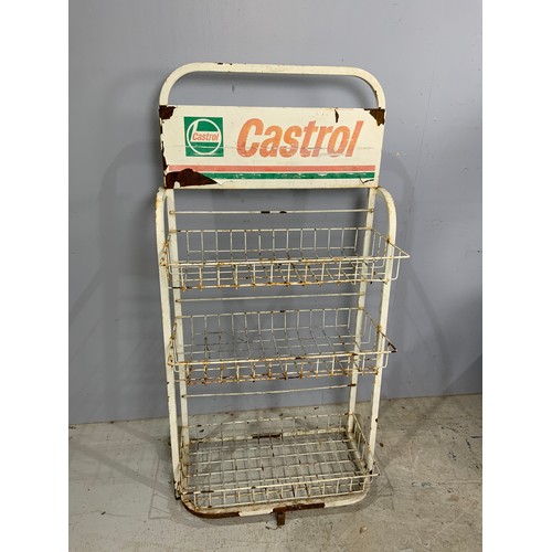 1 - CASTROL OIL, FORECOURT TROLLEY WITH 3 TIERS