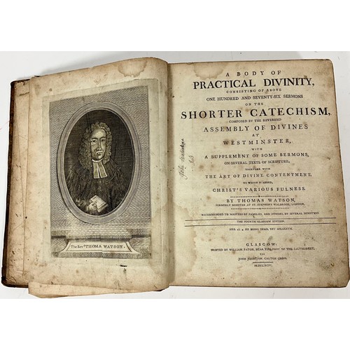 93 - A BODY OF PRACTICAL DIVINITY BY THE REV. THOMAS WATSON PRINTED 1794