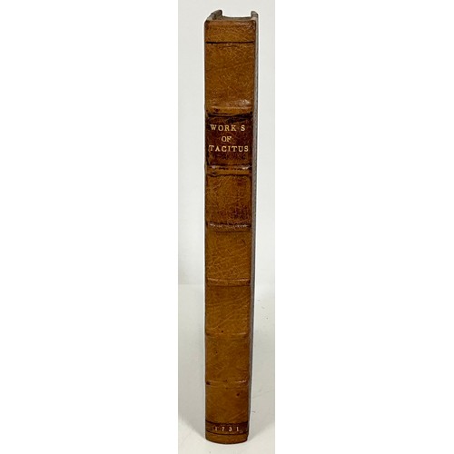 100 - THE WORKS OF TACITUS VOLUME II PRINTED 1731