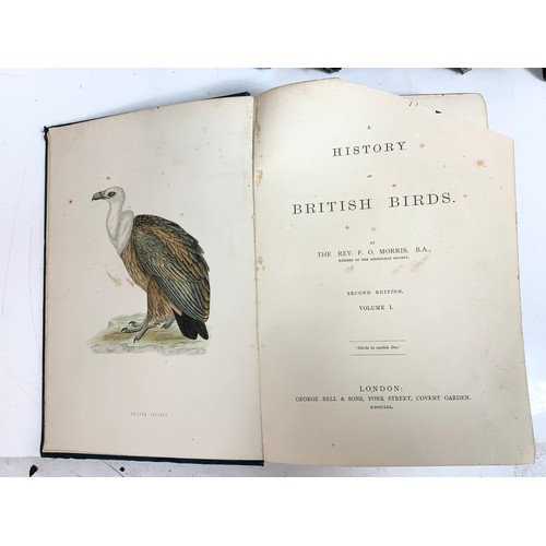 90 - 6 VOLUMES MORRIS’S BRITISH BIRDS & 3 VOLUMES NEST & EGGS OF BRITISH BIRDS