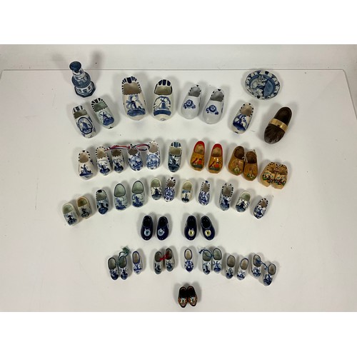 178 - LARGE COLLECTION OF MOSTLY CLOGS AND MOSTLY DELFT WARE