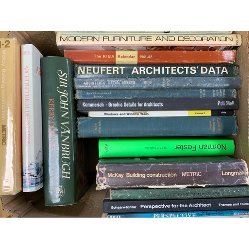 114 - 2 BOXES OF ARCHITECTURE BOOKS