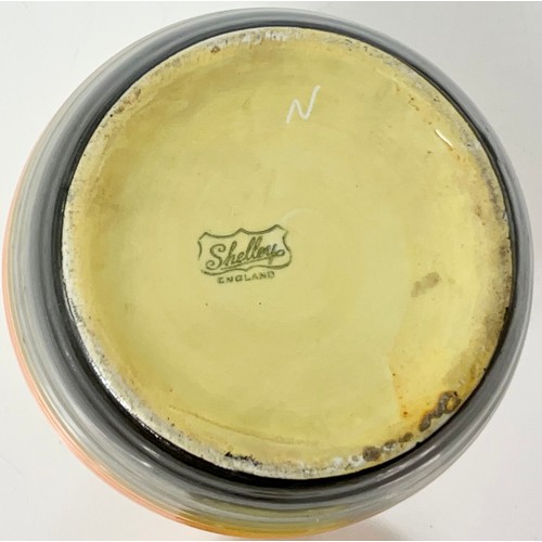 226 - MISC. CLAY AND CHINA INC. CREAMWARE, A STONEWARE CHEESE DISH AND SHELLEY GINGER JAR