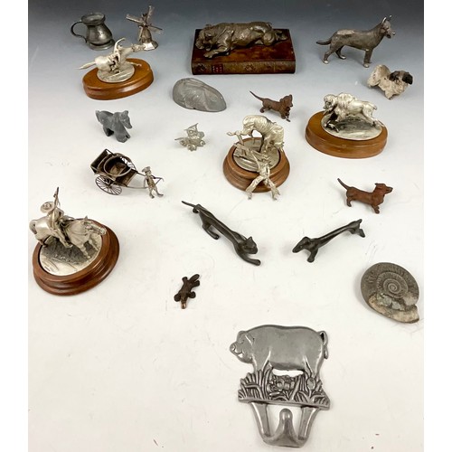 356 - MISC. METAL FIGURES AND ORNAMENTS