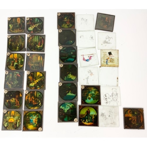 391 - QUANTITY OF MAGIC LANTERN SLIDES INC BUNYAAN’S  PILGRIMS PROGRESS