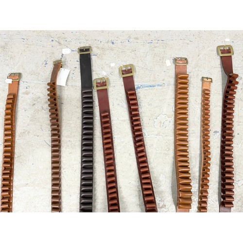 420 - 8 VARIOUS NEW CARTRIDGE BELTS