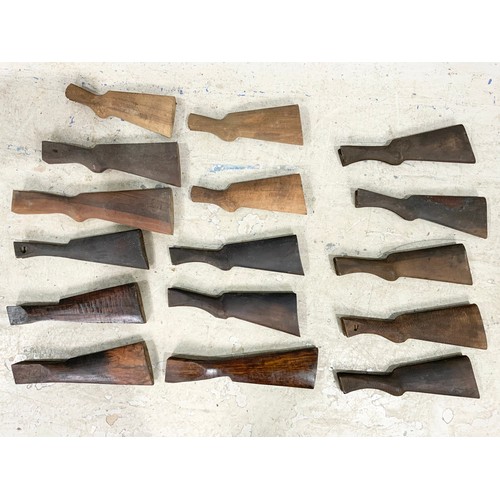 430 - QTY.  PARTLY CRAFTED GUN STOCKS BLANKS