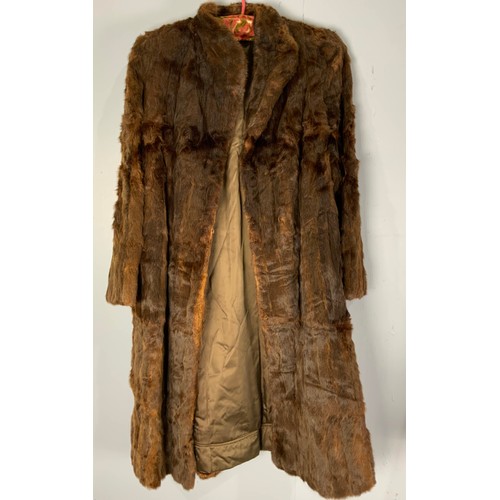 462 - 2 VINTAGE FUR COATS