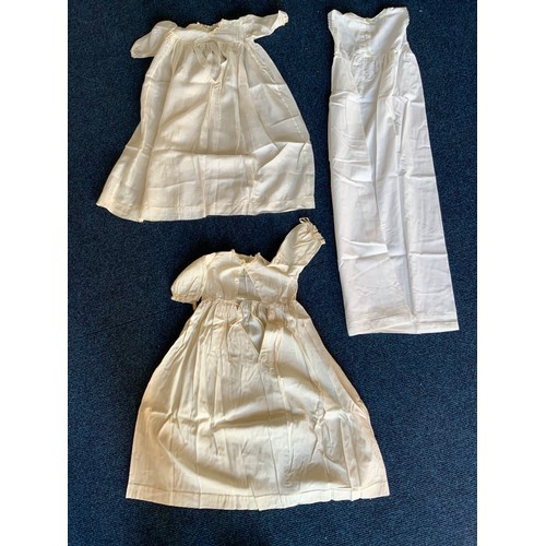 469 - COLLECTION OF CHRISTENING ROBES/ GOWNS ETC LONGEST 103cm