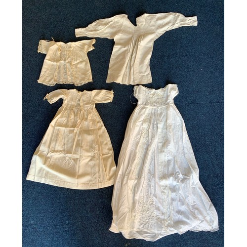 469 - COLLECTION OF CHRISTENING ROBES/ GOWNS ETC LONGEST 103cm