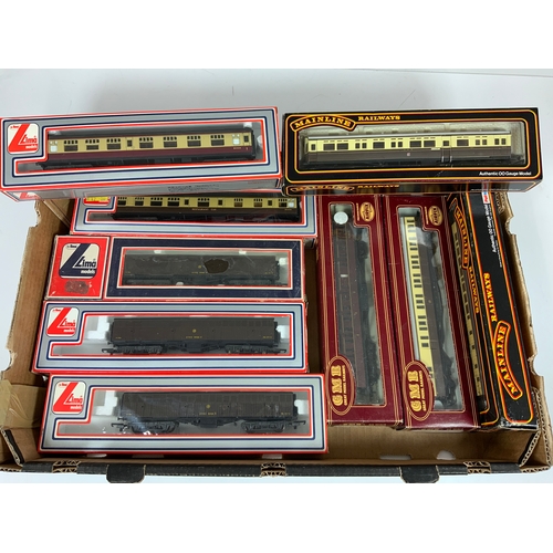 346 - 00 SCALE MODEL RAILWAY COACHES, LIMA & GMR, MOSTLY MK1, PLUS SIPHON G, SUBURBAN & AN AUTOCOACH, 9 IN... 