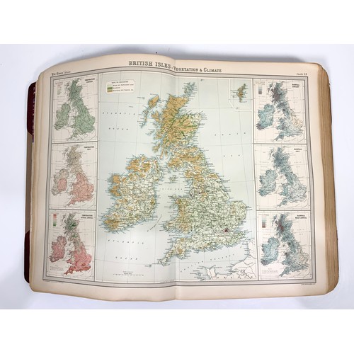 108 - J.G. BARTHOLEMEW, THE TIMES SURVEY ATLAS OF THE WORLD, PUBLISHED 1920