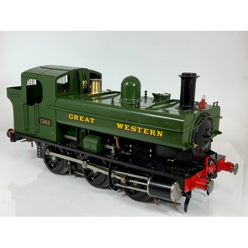 KINGSCALE, SILVER CREST MODELS, LIVE STEAM 5 INCH GAUGE GWR PANNIER ...