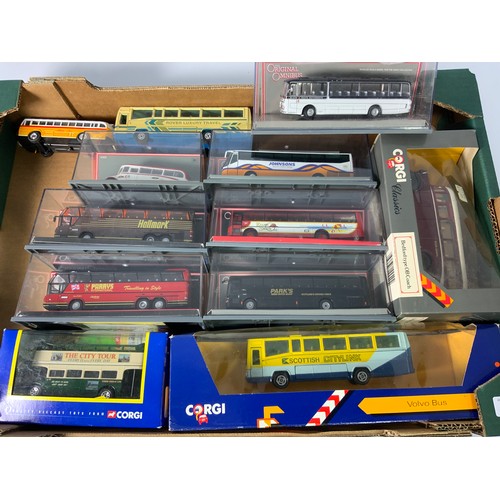 176 - CORGI, MAINLY OOC SCALE MODERN COACHES INC. JOHNSONS, HALLMARK, PARRY’S PARK’S & ELLAN SMITH, PLUS C... 