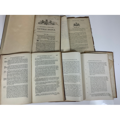 268 - RAILWAY INTEREST, A COPY OF THE SWANSEA HARBOUR ACT 1857, 1901 EDITION WITH NOTES PLUS AN ACT FOR MA... 