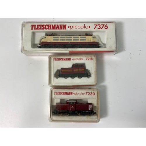 323 - FLEISCHMANN, DB CLASS 103, 7376, CLASS 212 BO-BO, 7230, & SHUNTER 7218