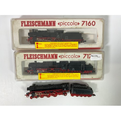 326 - N GAUGE CONTINENTAL STEAM LOCOMOTIVES, 2-10-0 7175, ADVISED DIGITAL, 4-6-0 MODEL 7160 & A U/B 4-6-2 ... 