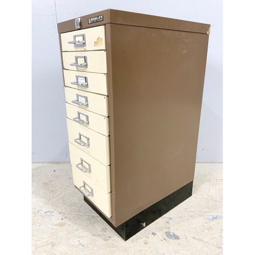 557 - BISLEY 8 DRAWER CABINET 68cm TALL