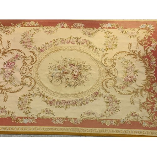 710 - AUBUSSON STYLE CARPET 280cm x 177cm