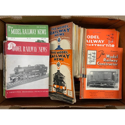 237 - RAILWAY BOOKS HISTORICAL MAGAZINES, MODEL RAILWAY NEWS, MANY FROM 1930’’S ONWARDS, THE MODEL RAILWAY... 