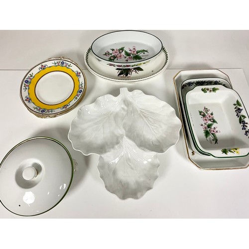 193 - MIXED LOT CHINA OVEN AND TABLE WARE