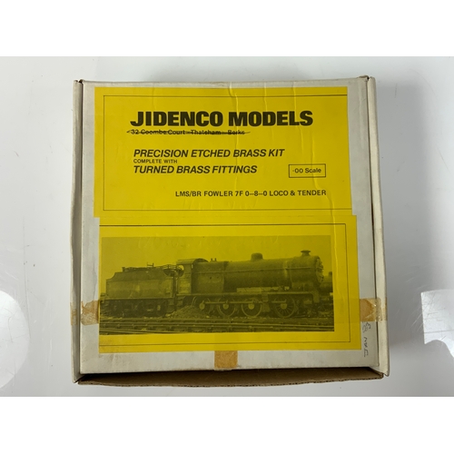 392 - JIDENCO MODELS BRASS KIT LMS / BE FOWLER 0-8-0 7F, PLUS SPRINGSIDE BEDFORD OB, & 3 WHITE METAL LORRY... 