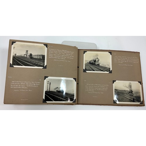 252 - RAILWAY PHOTO ALBUM, BLACK & WHITE COLLECTION OF STEAM ERA, INC. GARRETTS, RURAL RAILWAYS, EAST ANGL... 