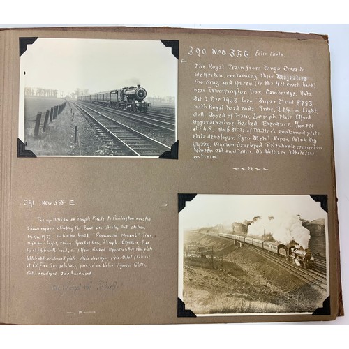 252 - RAILWAY PHOTO ALBUM, BLACK & WHITE COLLECTION OF STEAM ERA, INC. GARRETTS, RURAL RAILWAYS, EAST ANGL... 