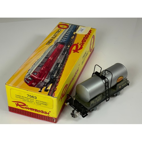 436 - BOXED RIVAROSSI 7563 REFRIGERATOR CAR SPATENBRAU, & A SWISS MADE ESSO PETROL OIL TANKER