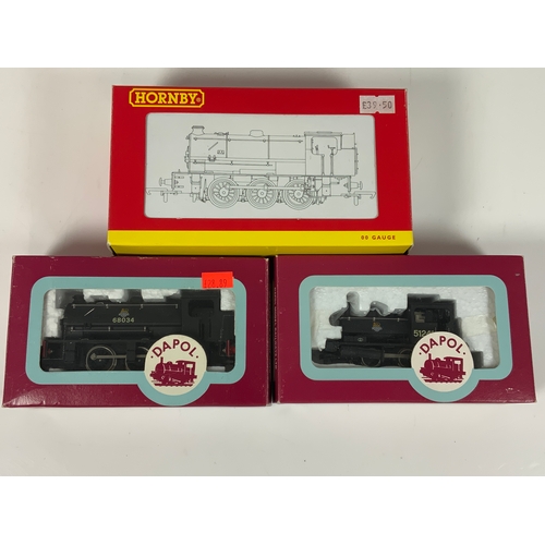 397 - DAPOL J94 68034, DAPOL D2 0-4-0 PUG LNY 51241, & HORNBY R2454 CADBURY COLLIERY, 0-6-0ST CADBURY HILL... 