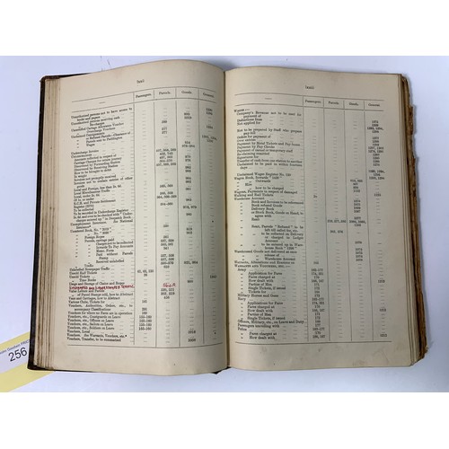 256 - LOCAL RAILWAY INTEREST GREAT WESTERN RAILWAY STATION ACCOUNTS INSTRUCTION BOOK , MARKED MALVERN LINK... 