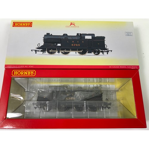 414 - HORNBY, R3324 LNER J50 635, & R3465 LNER N2 4765. BOTH DCC READY, & BOTH APPEAR TO BE UNUSED.