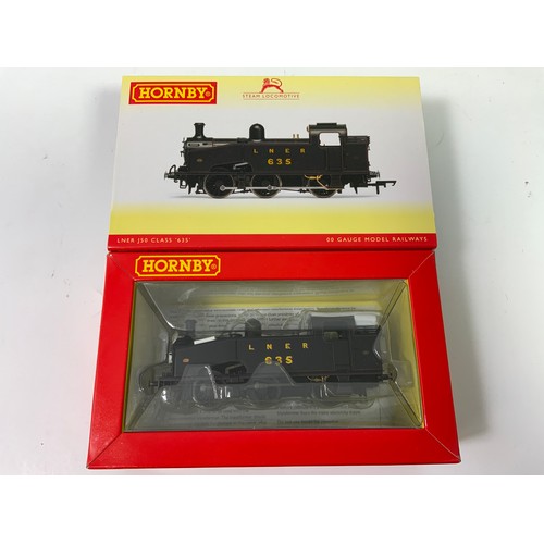 414 - HORNBY, R3324 LNER J50 635, & R3465 LNER N2 4765. BOTH DCC READY, & BOTH APPEAR TO BE UNUSED.