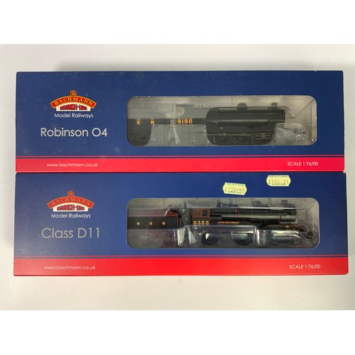 419 - BACHMANN, 31-003, ROBINSON 04, LNER BLACK, 31-137 CLASS D11/2 6385 LNER BLACK, 2 BOXED 21DCC READY L... 