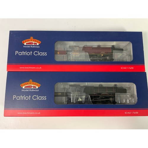 421 - BACHMANN 2 BOXED LOCOMOTIVES, PATRIOT  31-204 5530 SIR FRANK REE, LMS CRIMSON, T/W 31-210K PATRIOT 4... 