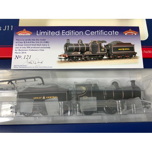 422 - BACHMANN, 2 BOXED MODELS, 31-147 CLASS D11/1 501 MONS, & 31-318K, CLASS 9J 316 GREAT CENTRAL, EXCLUS... 