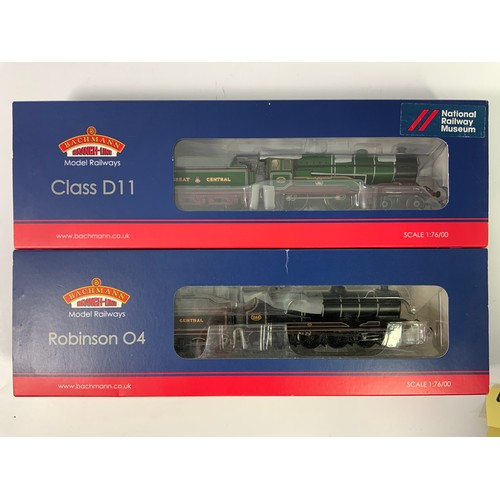 424 - BACHMANN 2 BOXED LOCOMOTIVES 31-145NRM GREAT CENTRAL, D11 506 BUTLER HENDERSON EXCLUSIVE FOR THE NRM... 