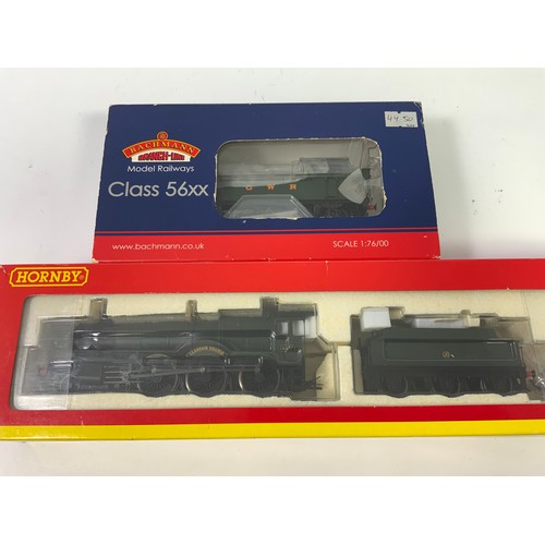 280 - BACHMANN BOXED 56XX GWR TANK LOCO, GWR GREEN 8DCC READY, & HORNBY R2547 GWR GRANGE, LLANFAIR GRANGE,... 