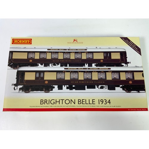 429 - HORNBY R2987 BRIGHTON BELLE 1934 TRAIN PACK, DRIVING TRAILER & DUMMY, BOXED DCC READY