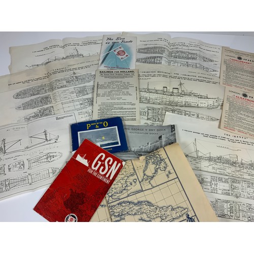 66 - NAUTICAL INTEREST, VARIOUS EPHEMERA, STOWAGE OF GOODS, GENERAL STEAM NAVIGATION EPHEMERA, MERCHANT S... 