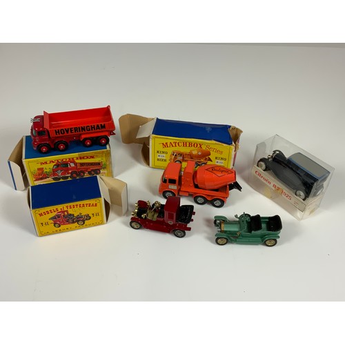 229 - MATCHBOX K SERIES LORRIES, K-13 READY MIX CONCRETE, K-1 HOVERINGHAM, Y-15 ROLLS ROYCE U/B, MINIALUXE... 