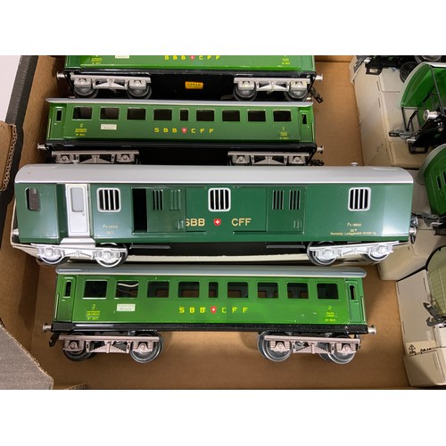 437 - SWISS 0 GAUGE MODEL RAILWAY, HAG 820 SBB CFF BOGIE LUGGAGE VAN, BOXED & GOOD CONDITION, BUCO 8683 4 ... 